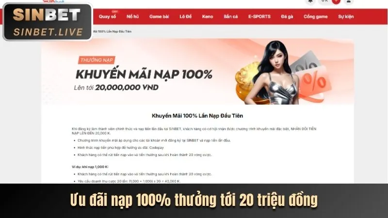 Các chương trình khuyến mãi thể thao tại 1888bet nhà cái